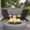 Flash Furniture Slate Gray Poly Resin Adirondack Chair, PK 2 2-JJ-C14501-SLT-GG - alternate 1